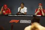 Gallerie: Sebastian Vettel (Ferrari), Lewis Hamilton (Mercedes) und Charles Leclerc (Ferrari)