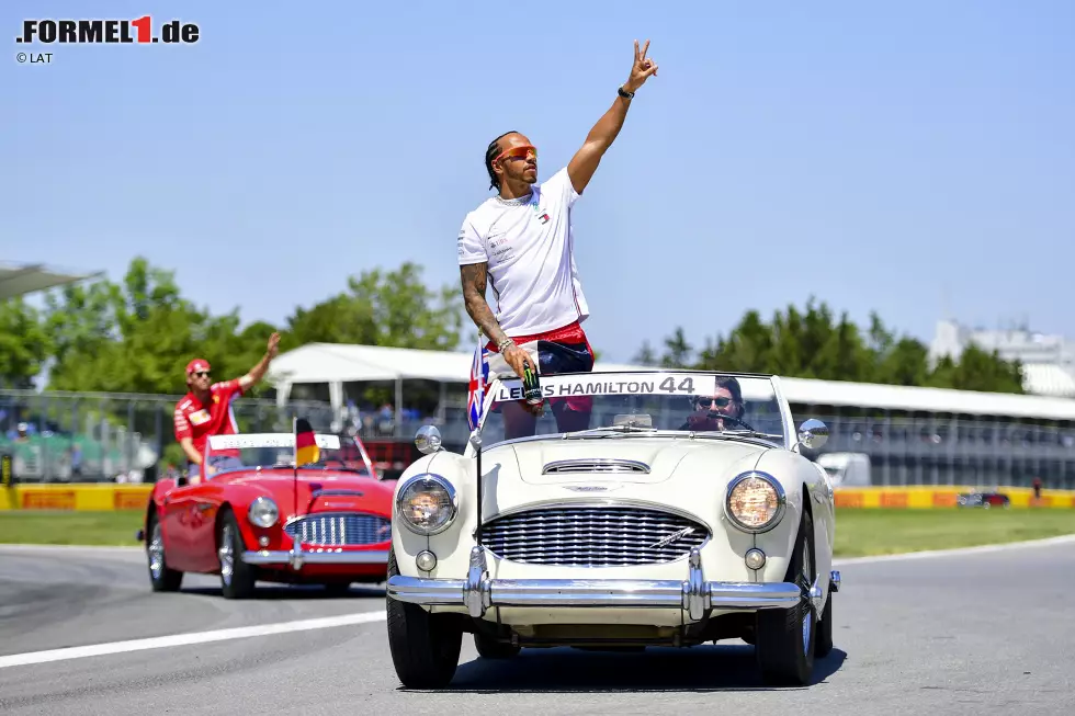 Foto zur News: Lewis Hamilton (Mercedes) und Sebastian Vettel (Ferrari)