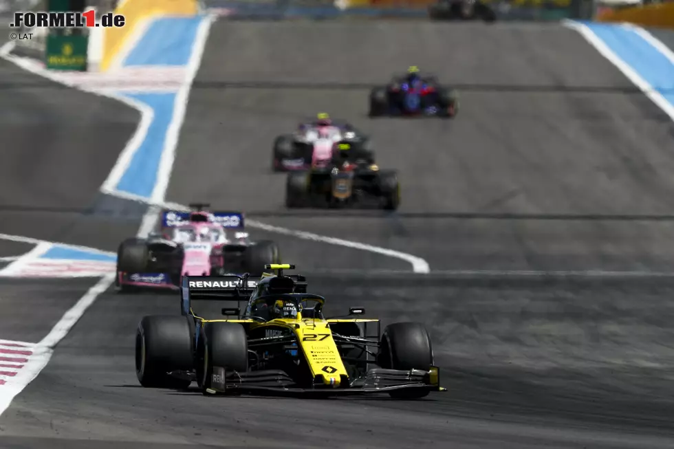 Foto zur News: Nico Hülkenberg (Renault), Sergio Perez (Racing Point), Kevin Magnussen (Haas) und Lance Stroll (Racing Point)