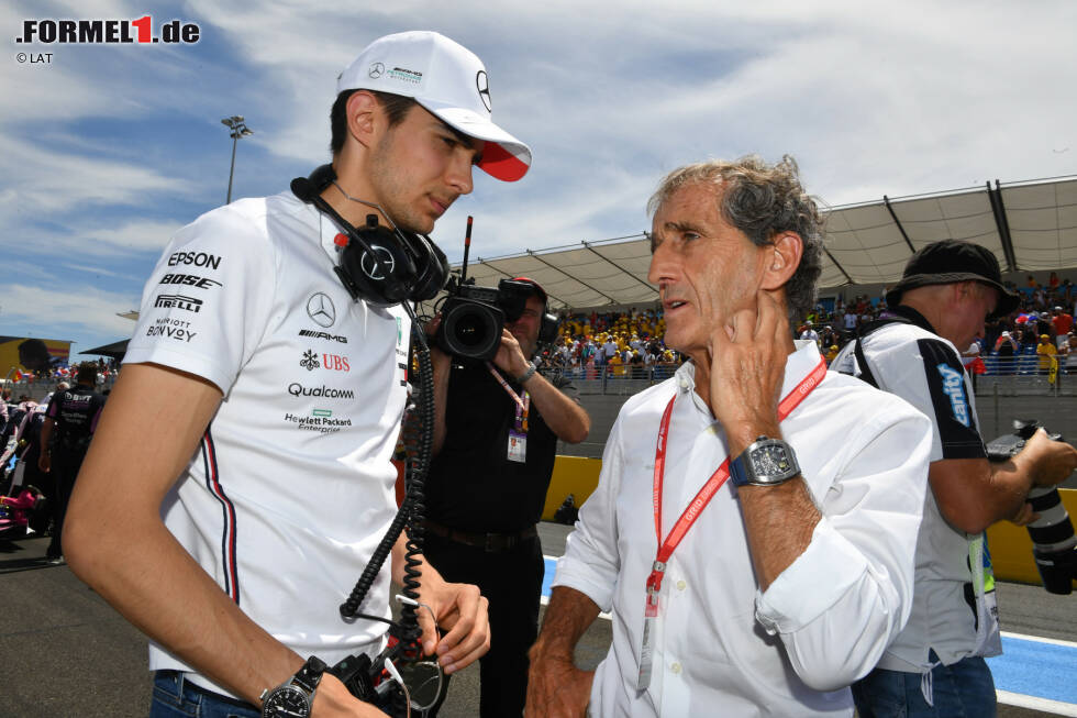Foto zur News: Esteban Ocon und Alain Prost