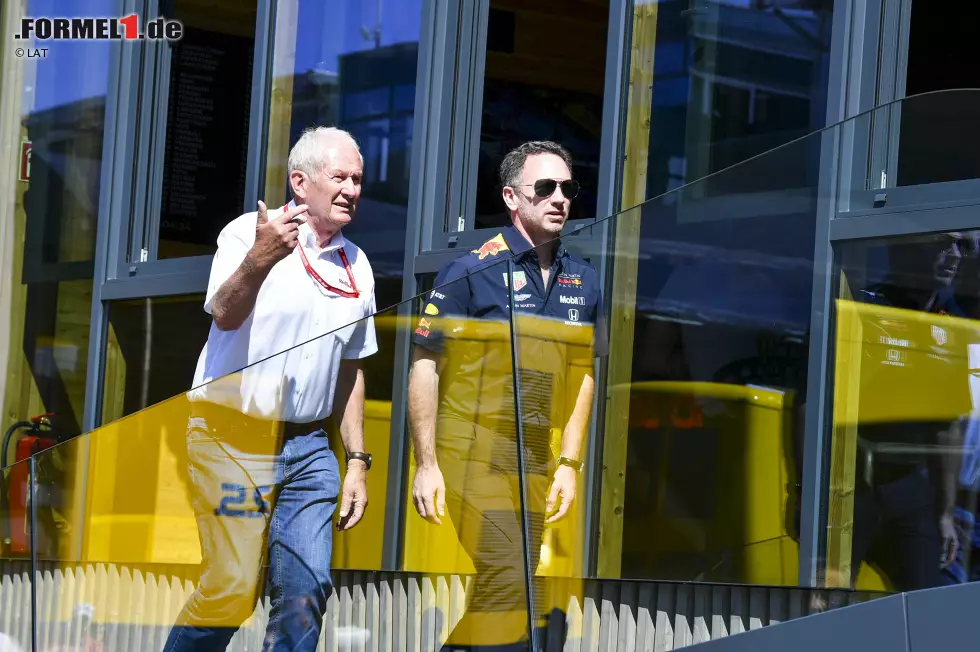 Foto zur News: Helmut Marko, Christian Horner