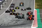 Foto zur News: Charles Leclerc (Ferrari), Valtteri Bottas (Mercedes), Lewis Hamilton (Mercedes), Lando Norris (McLaren), Kimi Räikkönen (Alfa Romeo), Sebastian Vettel (Ferrari) und Max Verstappen (Red Bull)