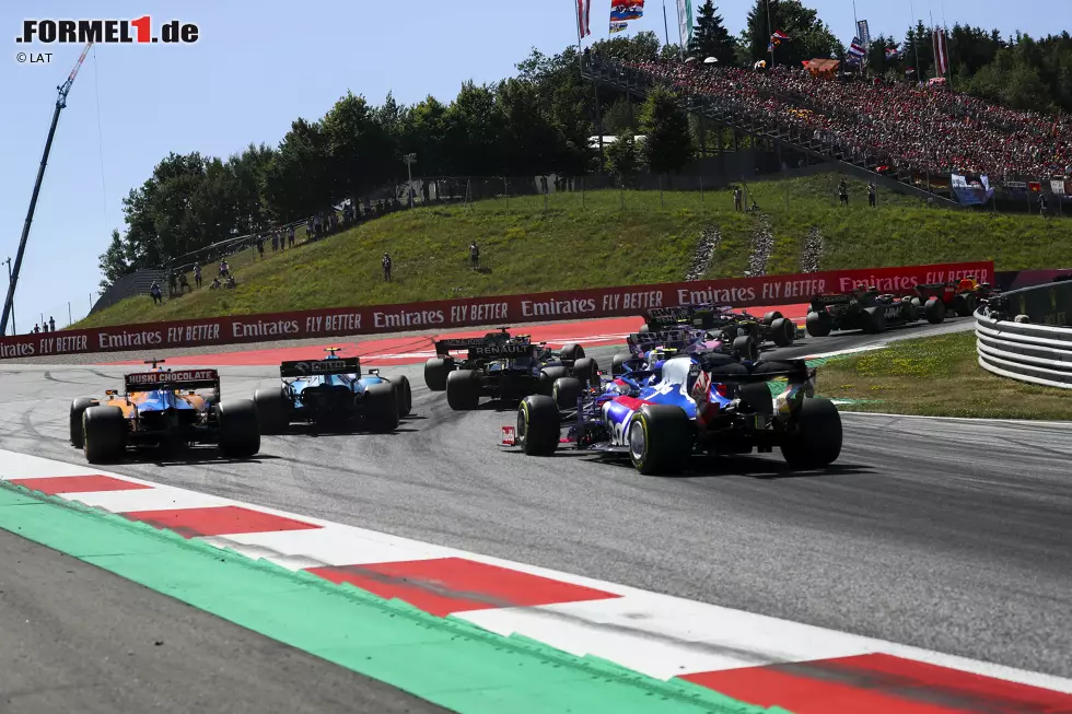 Foto zur News: Robert Kubica (Williams), Carlos Sainz (McLaren) und Alexander Albon (Toro Rosso)