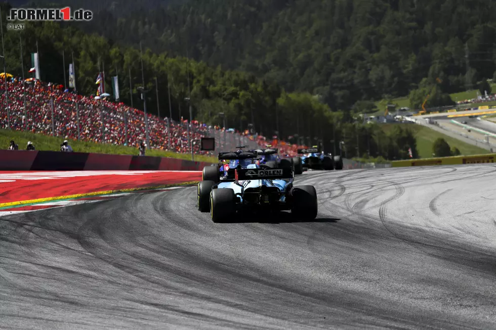 Foto zur News: Robert Kubica (Williams), Alexander Albon (Toro Rosso), Daniil Kwjat (Toro Rosso) und George Russell (Williams)