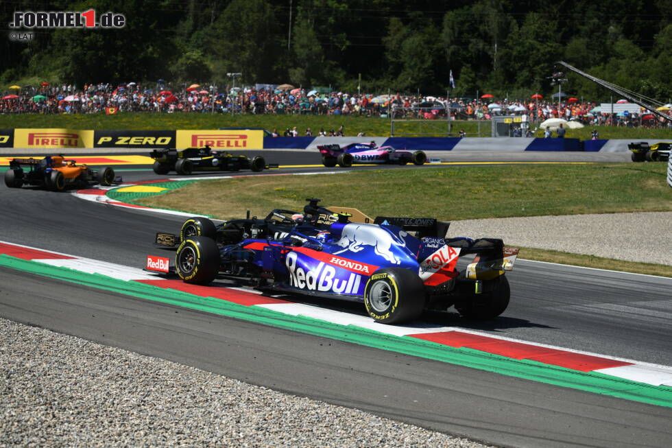 Foto zur News: Romain Grosjean (Haas) und Alexander Albon (Toro Rosso)