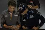 Foto zur News: Lando Norris (McLaren) und George Russell (Williams)