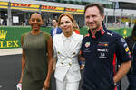 Foto zur News: Mel C, Geri und Christian Horner (Red Bull)