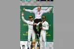 Foto zur News: Valtteri Bottas (Mercedes) und Lewis Hamilton (Mercedes)