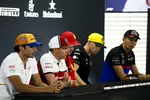 Foto zur News: Carlos Sainz (McLaren), Kimi Räikkönen (Alfa Romeo), Sebastian Vettel (Ferrari), Nico Hülkenberg (Renault) und Alexander Albon (Toro Rosso)