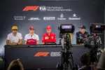 Foto zur News: Carlos Sainz (McLaren), Kimi Räikkönen (Alfa Romeo), Sebastian Vettel (Ferrari), Nico Hülkenberg (Renault) und Alexander Albon (Toro Rosso)