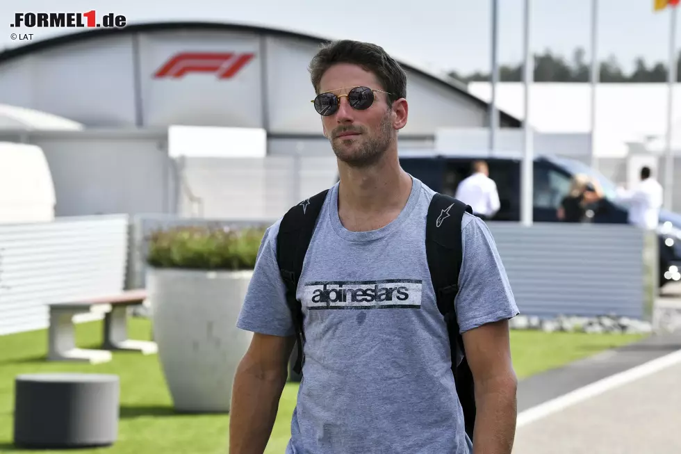 Foto zur News: Romain Grosjean (Haas)