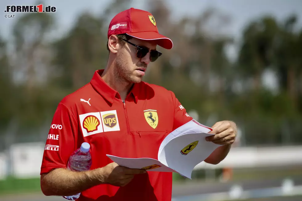 Foto zur News: Sebastian Vettel (Ferrari)