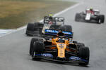 Foto zur News: Carlos Sainz (McLaren), Kevin Magnussen (Haas) und Antonio Giovinazzi (Alfa Romeo)