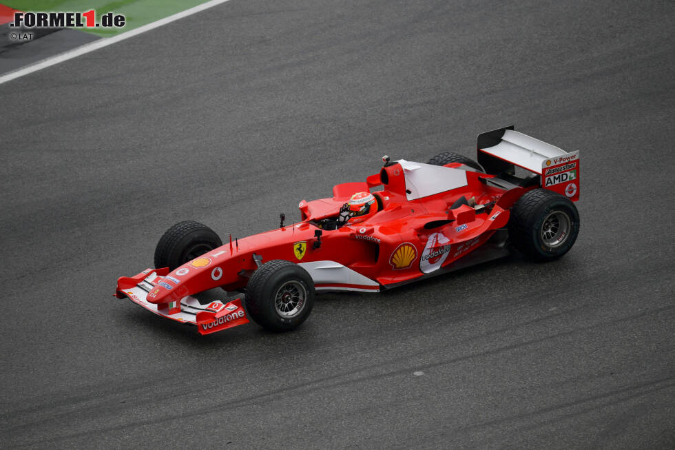 Foto zur News: Mick Schumacher im Ferrari F2004 seines Vaters Michael