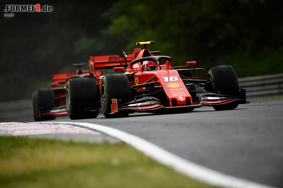 Foto zur News: Charles Leclerc (Ferrari) und Sebastian Vettel (Ferrari)