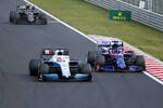 George Russell (Williams), Daniil Kwjat (Toro Rosso) und Kevin Magnussen (Haas) 