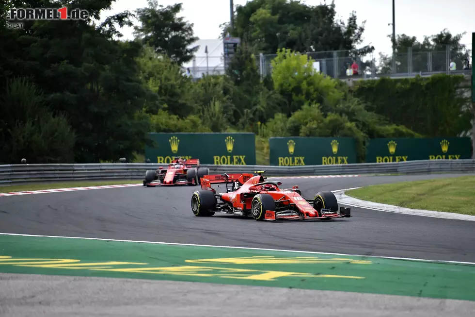 Foto zur News: Charles Leclerc (Ferrari) und Sebastian Vettel (Ferrari)