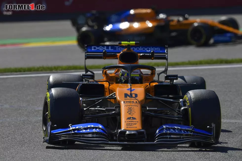 Foto zur News: Lando Norris (McLaren) und Carlos Sainz (McLaren)