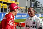 Foto zur News: Lewis Hamilton (Mercedes) und Sebastian Vettel (Ferrari)