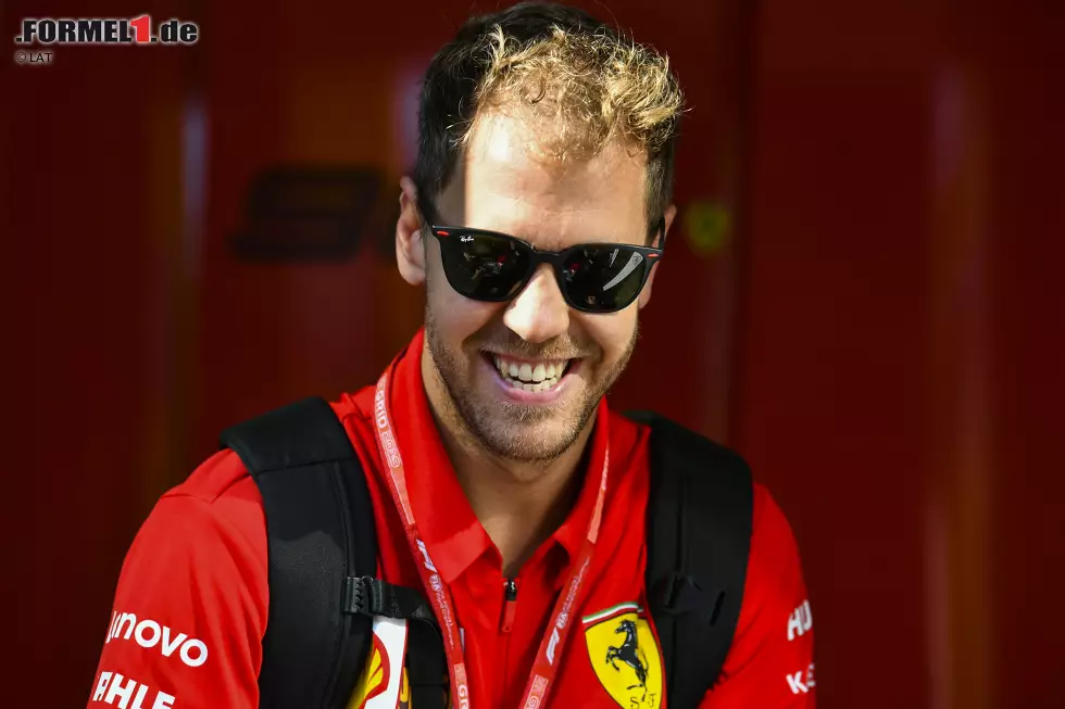 Foto zur News: Sebastian Vettel (Ferrari)