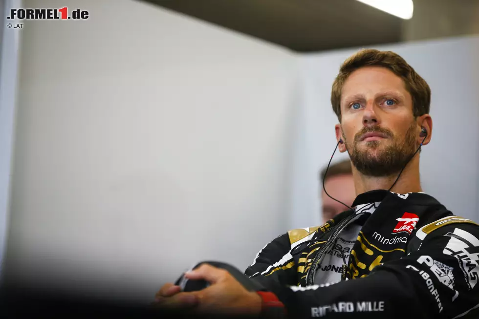 Foto zur News: Romain Grosjean (Haas)