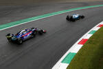 Foto zur News: George Russell (Williams) und Daniil Kwjat (Toro Rosso)