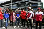 Foto zur News: Daniil Kwjat (Toro Rosso), Pierre Gasly (Toro Rosso), Charles Leclerc (Ferrari), Antonio Giovinazzi (Alfa Romeo) und Kimi Räikkönen (Alfa Romeo)