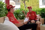 Foto zur News: Charles Leclerc (Ferrari) und Sebastian Vettel (Ferrari)