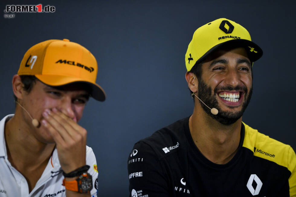 Foto zur News: Daniel Ricciardo (Renault) und Lando Norris (McLaren)