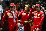 Foto zur News: Sebastian Vettel (Ferrari) und Charles Leclerc (Ferrari)