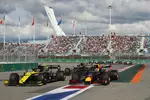 Foto zur News: Nico Hülkenberg (Renault), Max Verstappen (Red Bull) und Kevin Magnussen (Haas)