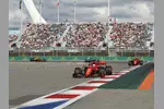 Foto zur News: Sebastian Vettel (Ferrari), Charles Leclerc (Ferrari), Lewis Hamilton (Mercedes) und Carlos Sainz (McLaren)