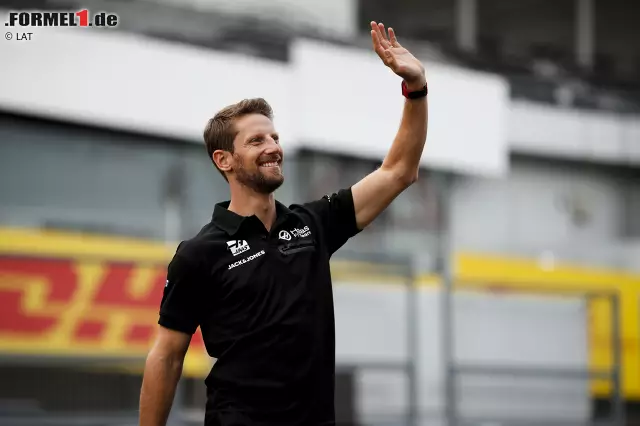 Foto zur News: Romain Grosjean (Haas)