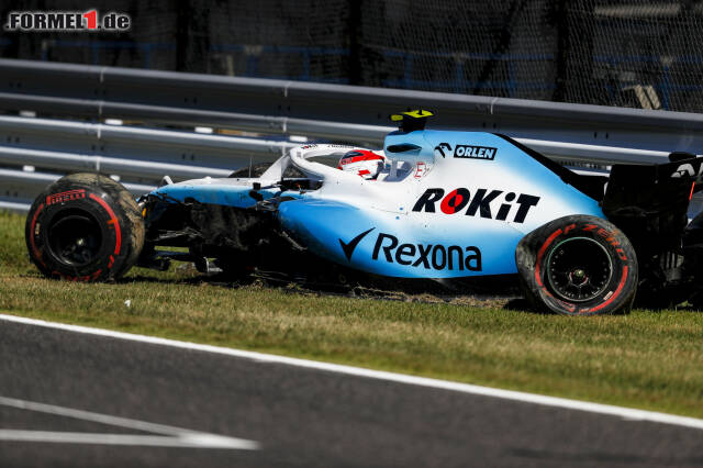 Foto zur News: Robert Kubica hatte im Qualifying zum Großen Preis von Japan 2019 einen heftigen Unfall
