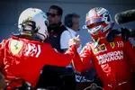 Foto zur News: Sebastian Vettel (Ferrari) und Charles Leclerc (Ferrari)