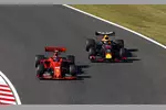 Foto zur News: Charles Leclerc (Ferrari) und Max Verstappen (Red Bull)