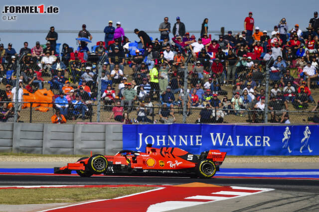 Foto zur News: Sebastian Vettel hatte ein ziemlich kurzes Rennen in Austin: Aus nach siebeneinhalb Runden
