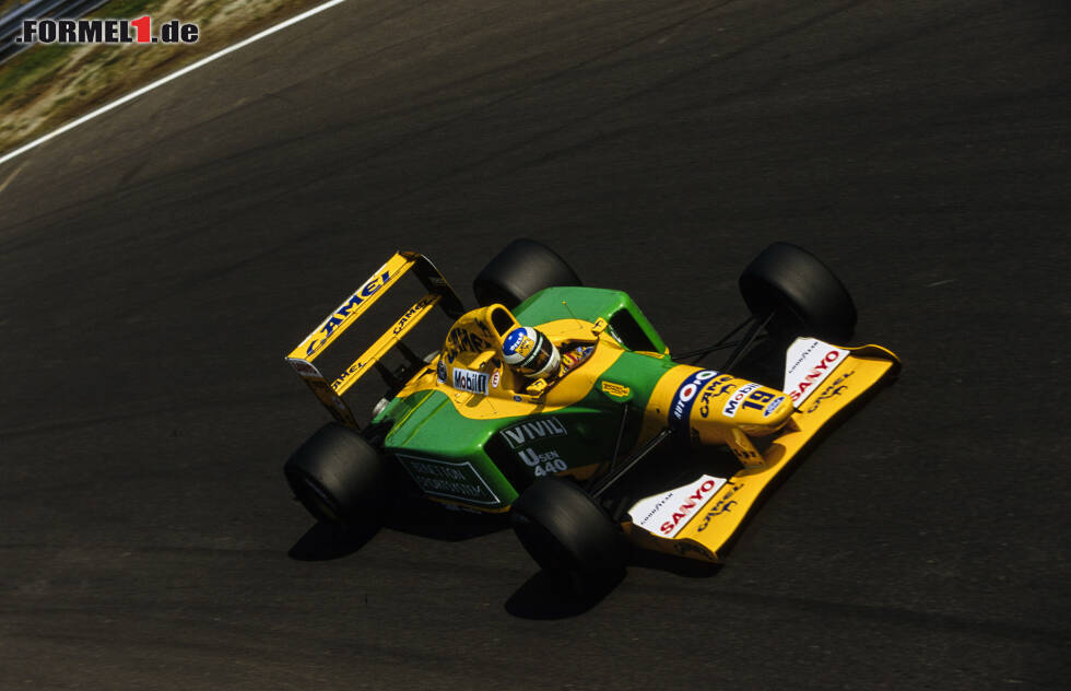 Foto zur News: Davon konnte er 1992 nur träumen. In seinem ersten vollen Formel-1-Jahr pilotierte er den Benetton B192 ...