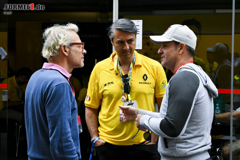Foto zur News: Jacques Villeneuve und Rubens Barrichello