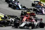 Foto zur News: Daniel Ricciardo (Renault), Antonio Giovinazzi (Alfa Romeo), Charles Leclerc (Ferrari), Nico Hülkenberg (Renault) und Lance Stroll (Racing Point)