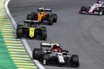 Foto zur News: Antonio Giovinazzi (Alfa Romeo), Nico Hülkenberg (Renault) und Lando Norris (McLaren)