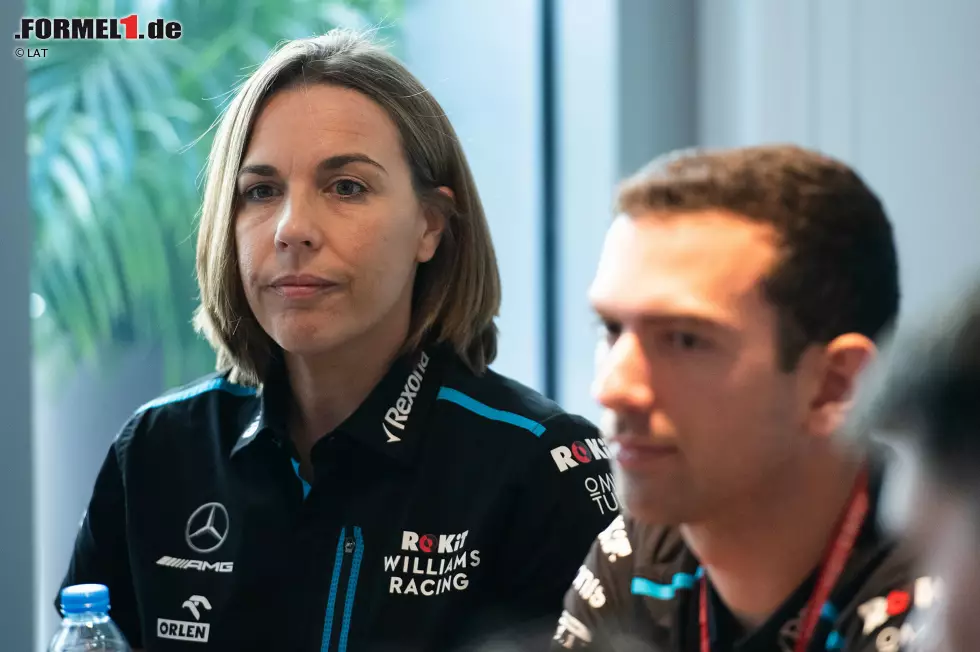 Foto zur News: Claire Williams und Nicholas Latifi