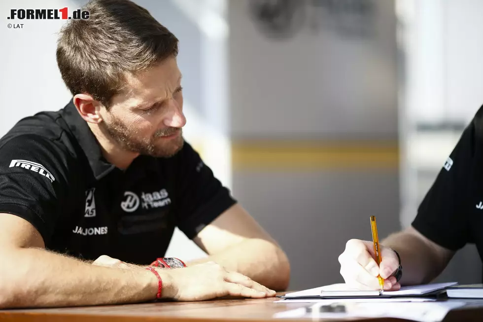 Foto zur News: Romain Grosjean (Haas)