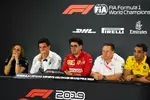 Foto zur News: Claire Williams, Toto Wolff, Mattia Binotto, Zak Brown und Cyril Abiteboul