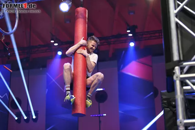 Foto zur News: Nico Hülkenberg hatte 2019 seinen ersten großen Auftritt in der RTL-Show "Ninja Warrior", ...