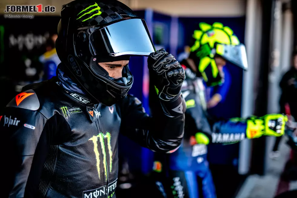 Foto zur News: Lewis Hamilton und Valentino Rossi