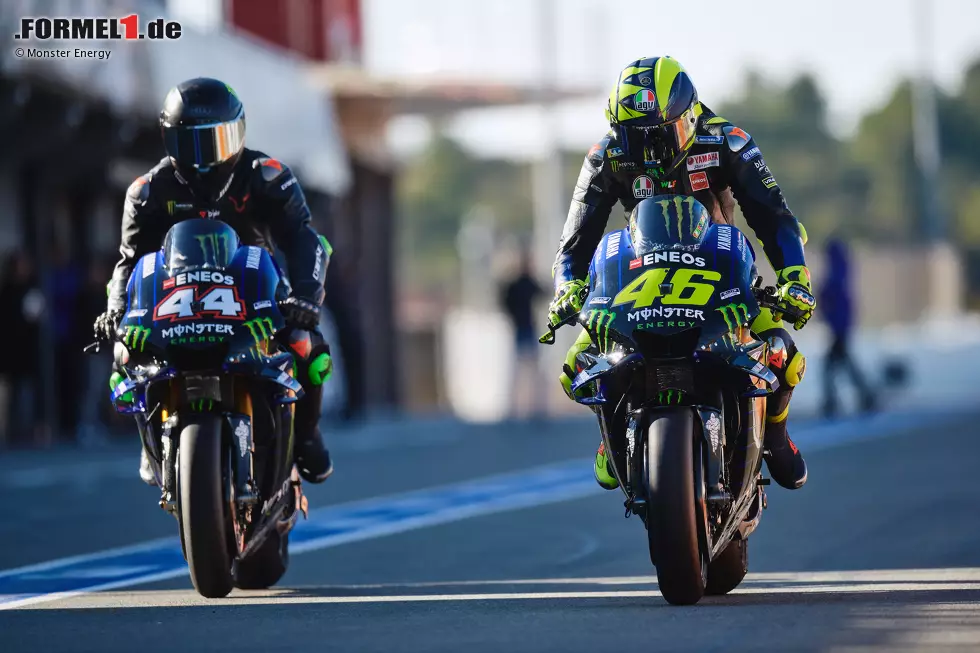 Foto zur News: Lewis Hamilton und  Valentino Rossi