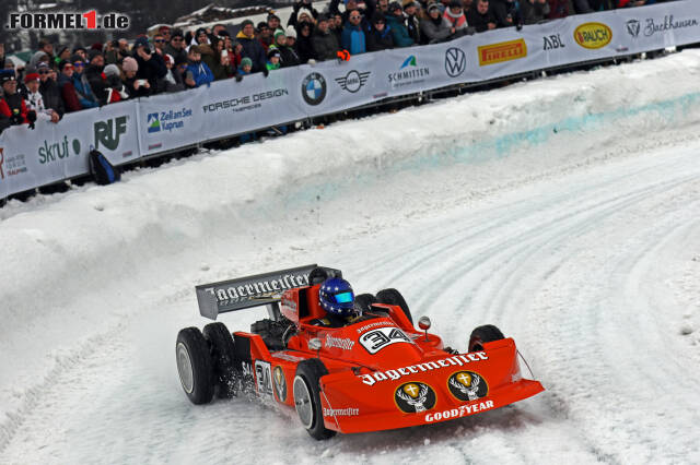 Foto zur News: Hans-Joachim Stuck mit dem March-Cosworth auf Eis