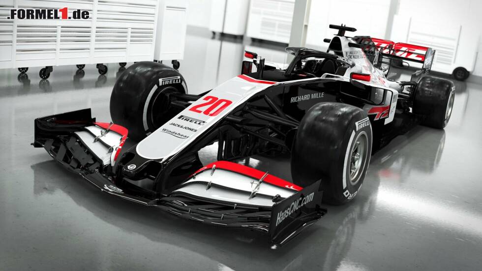 Foto zur News: Haas hat als erstes Team sein Auto für die Formel-1-Saison 2020 gezeigt. Klick dich durch für weitere Bilder!