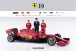Foto zur News: Charles Leclerc (Ferrari), Mattia Binotto und Sebastian Vettel (Ferrari)